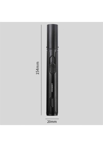 Honest 1300 Derece Torklu Pürmüz Kalem Çakmak Siyah Bronz