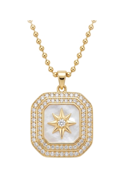 Solaris Medallion Kolye Krem