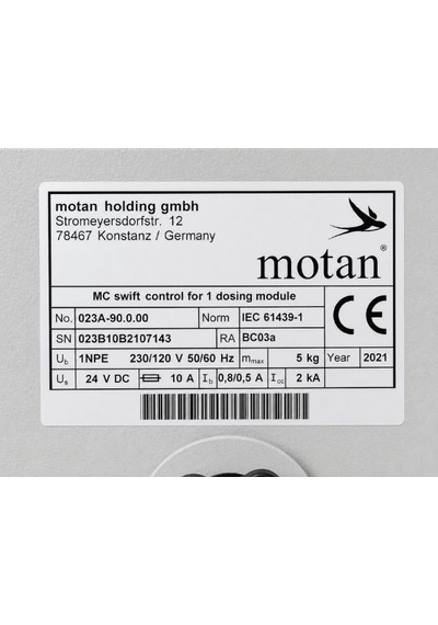 Motan Volunet Mc2 Kontrol Ünitesi Mınıblend V-va Duo İçin Entegre Ekranlı Modül