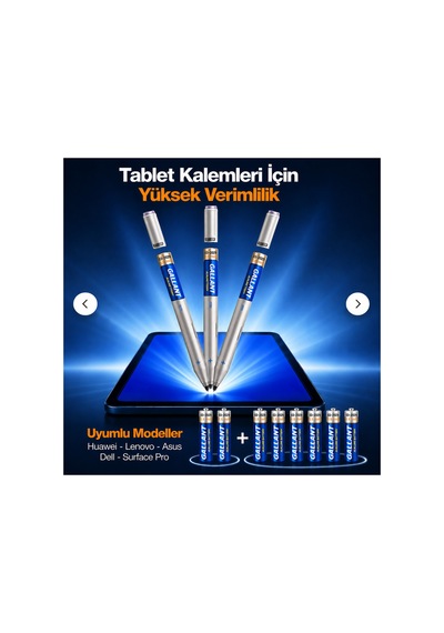 Aaaa 1.5v 23a Alkalin 8'li  Paket 4a Tablet Kalemi Pili Lenovo Huawei Asus Dell Surface Pro Yeni Tarih 2029