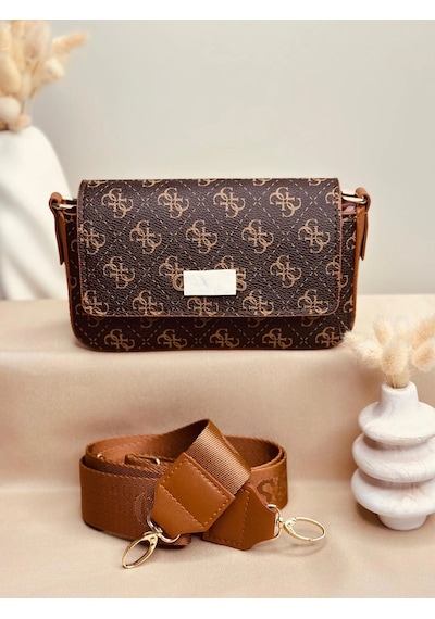 Elora Atelier Mila Mini Koyu Kahve-taba Çanta Çok Renkli