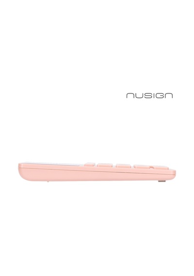Nusıgn 12 Haneli Hesap Makinesi Plastik Pembe