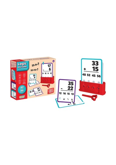 Logic Key Game Toplama Ve Çıkarma Matematik Kutu Oyunu