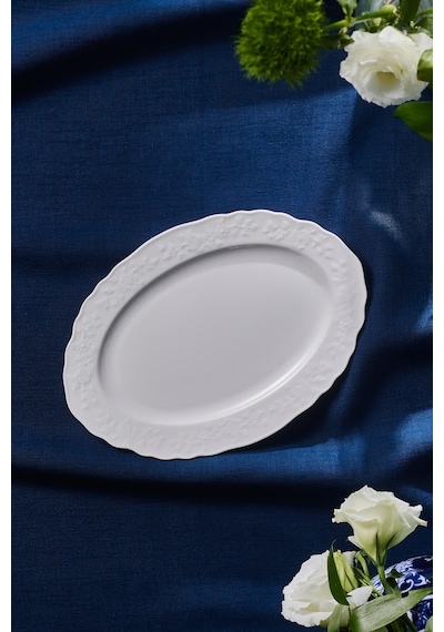 Karaca Beatrice Kayık Tabak 25 Cm Beyaz