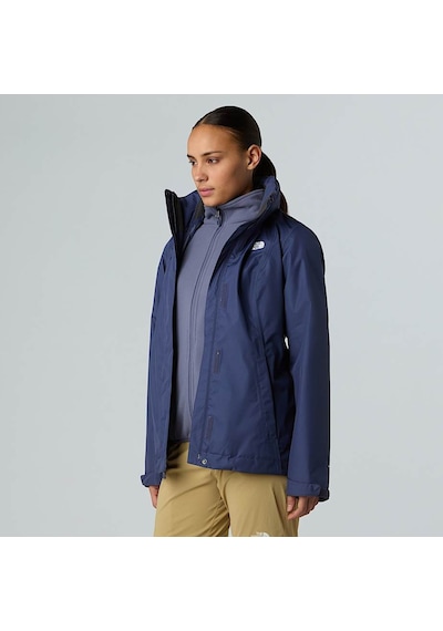 The North Face Evolve Iı Triclimate Kadın Lacivert Kapüşonlu Mont Lacivert