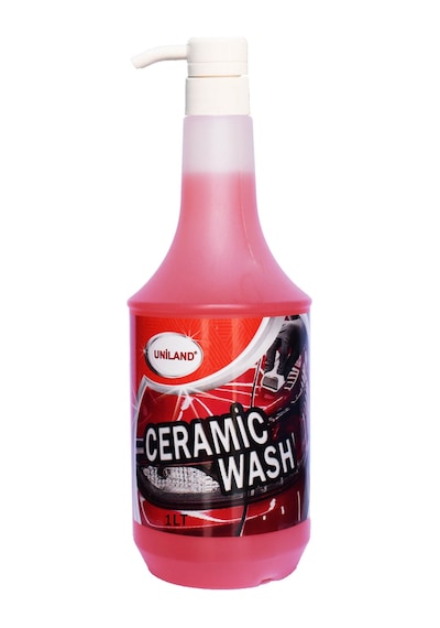 Uniland Ceramic Wash Seramik Şampuanı 1 Lt Uygulama Süngeri