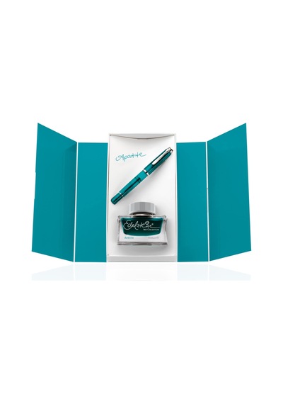 Pelikan Gs-m205 Apatite M Dolma Kalem, Edelst. Ink 50ml 165-Koyu Yeşil