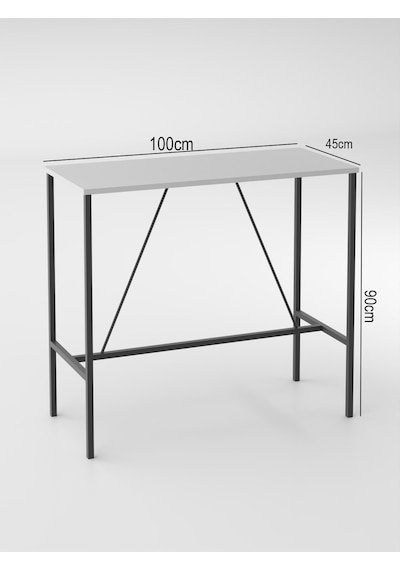 Retodesign Beyaz Good Bar Masa Takımı 1651b