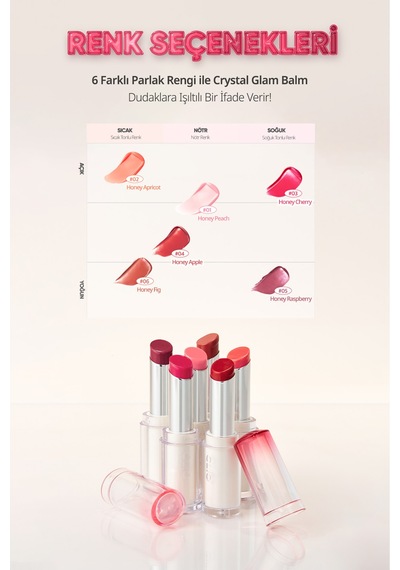 Clio Crystal Glam Balm 05 Honey Raspberry