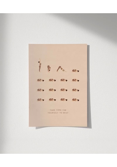 Çerçevesiz Poster Kendine Dön