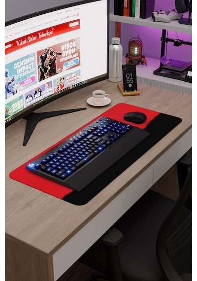 Red Dead Redemption 2 Dikişli Kauçuk Oyuncu Mousepad V1 - 70x30 Xl Gaming Mouse Pad