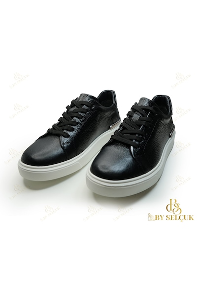 Sneaker Ortopedik Taban Astarlı Siyah  -  Beyaz