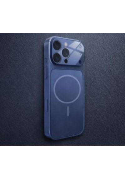 Ag Glass Apple Uyumlu iPhone 15 Telefon Kılıfı Mavi