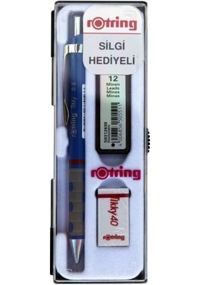 Rotring Tikky Versatil Okul Seti Mavi 0.5 MM