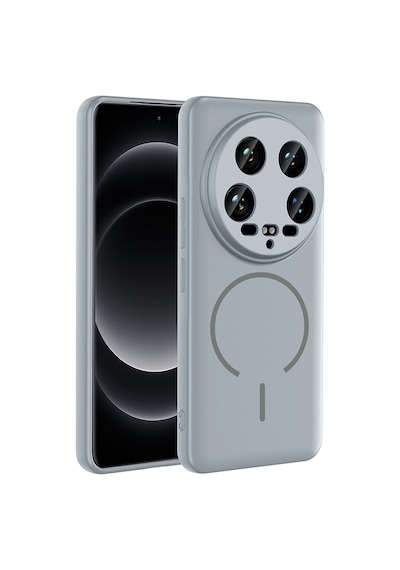 Xiaomi Mi 14 Ultra Kılıf Magsafe Destekli Kamera Korumalı Yumuşak Silikon Vardar Mürdüm