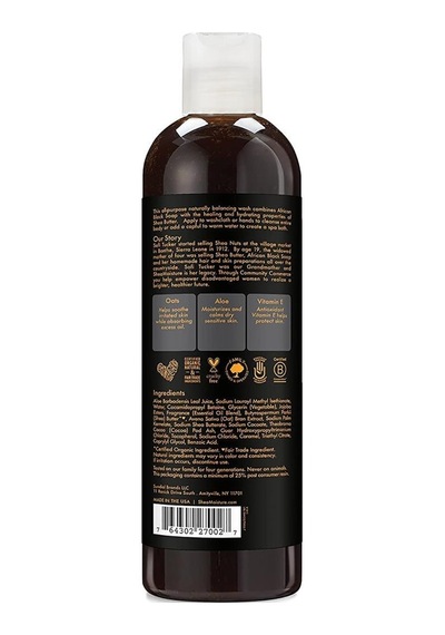 Shea Moisture Afrika Siyah Sabunu Vücut Şampuanı 384ML
