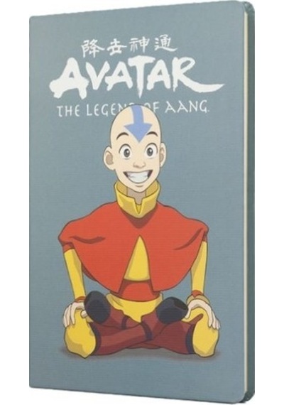 Mabbels Avatar Aang Sert Kapak Butik Defter Gri