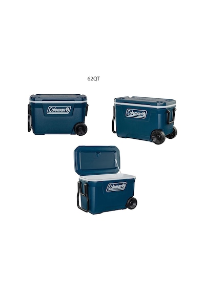 Coleman Xtreme Wheeled 62 Qt Tekerlekli Soğutucu Buzluk 58.6 Lt Lacivert