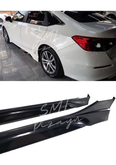 Yeni Honda Civic Fe1 2022 Yan Marşpiyel (Plastik) Civic FE Yan Ek