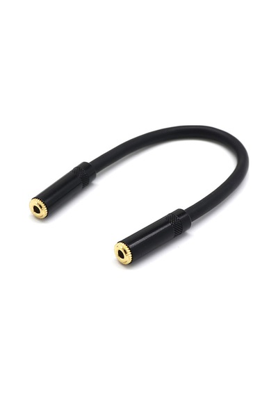 Ses Kablosu 3.5mm Dişi İla 3.5mm Dişi Jak Kulaklık Stereo Adaptörü 20cm