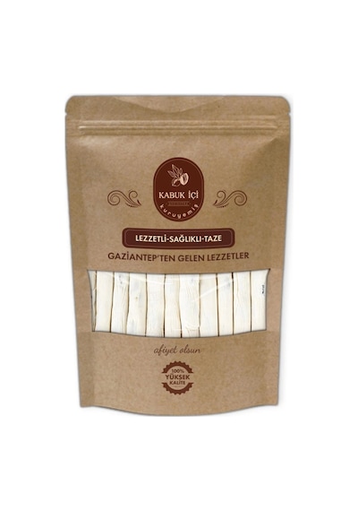 Kabuk İçi Kuruyemiş Sütlü Antep Fıstıklı Fitil Lokum 500 G