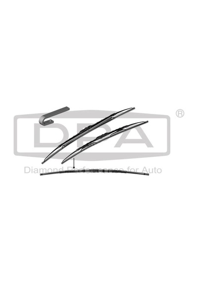 1u9955425b Silecek Süpürgesi Arka - Octavıa 1997-2000 -combı-