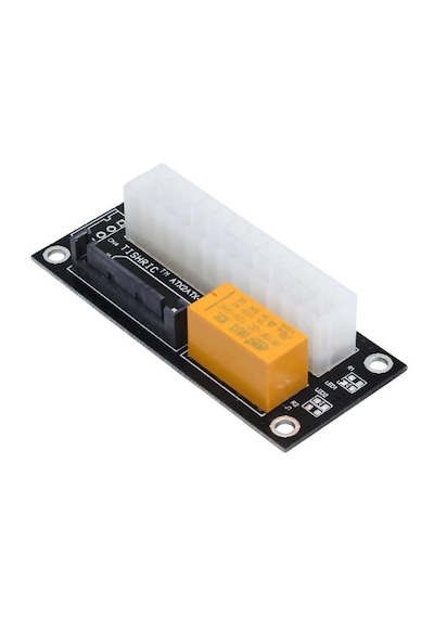 24 Pin To 4 Pin Sata 2 Atx Güç Kaynağı Birleştirici Mining Madencilik Add 2 Psu Power Supply