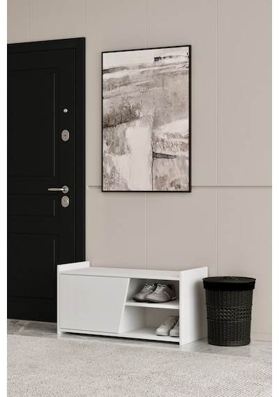 Hera 95 Cm Ayakkabılık 100% Mdf Beyaz