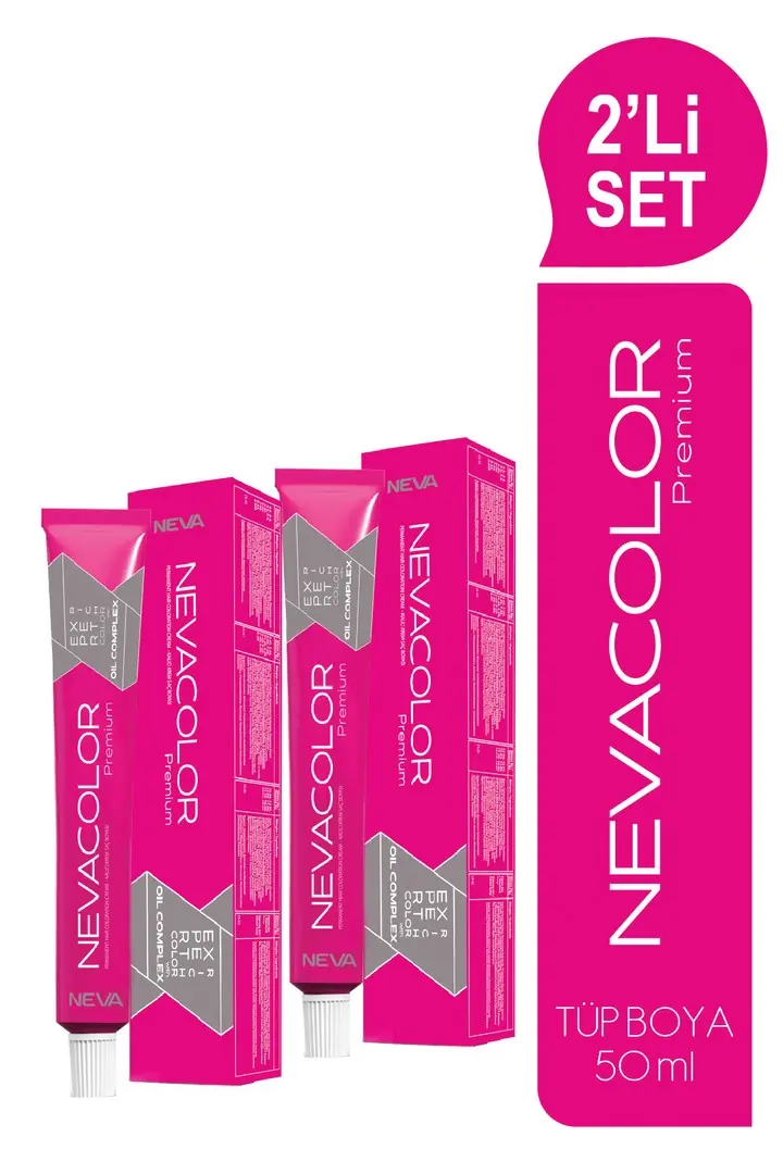 Nevacolor Premium Kalıcı Krem Saç Boyası + Oskidan Hediye X 2 Adet