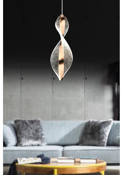 Mars Gold Tekli Avize Gold