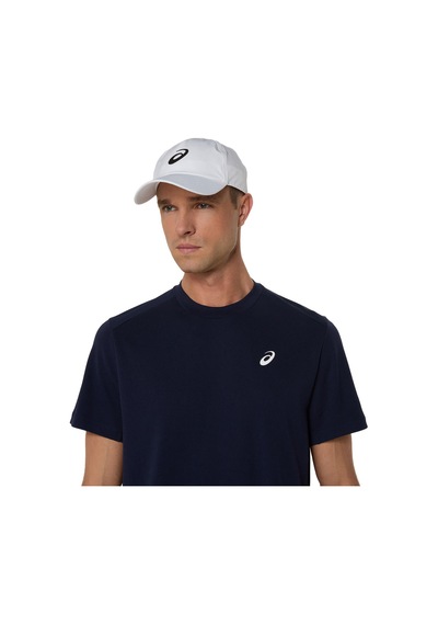 Asics Court Ss Top Erkek Lacivert Kısa Kollu Tshirt 2041a339-400 Lacıvert