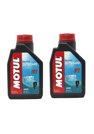 Motul Marine Outboard 2T 2 Zamanlı Tekne Motor Yağı 1 L 2 Adet