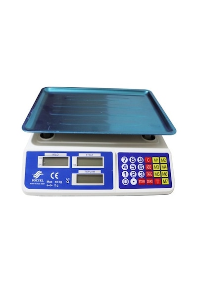 Bozyel Terazi 40 KG Elektronik Dijital Bakkal Manav Market Terazi