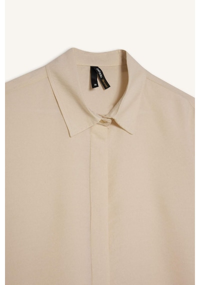 DeFacto Regular Fit Basic Düz Uzun Kollu Gömlek Tunik E0785AX25SPER98