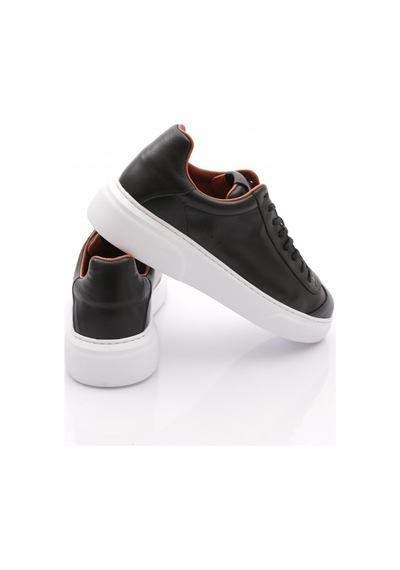 Dgn Luca Erkek Sneakers Ayakkabi Siyah Antik Beyaz