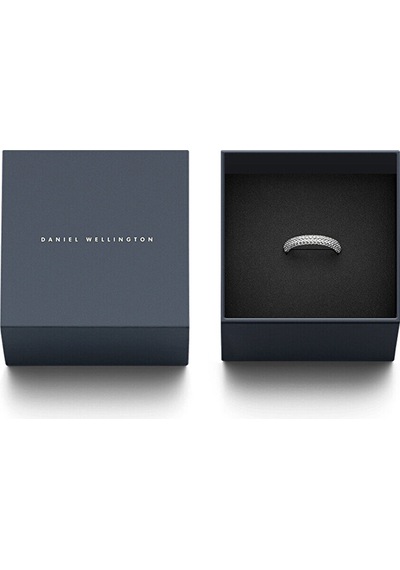 Pave Crystal Ring Silver Gümüş