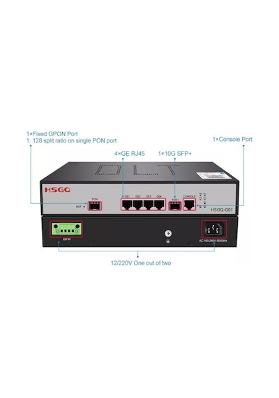 Wowgrup Hsgq-mini Olt Gpon - 1 Portlu Mini Olt