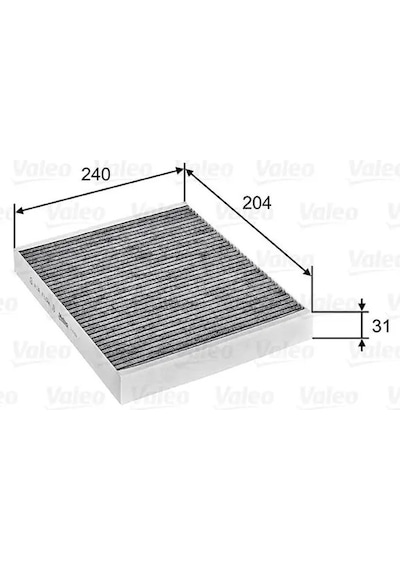 Valeo 715752 Polen Filtresi Karbonlu 13356914 13356916 1808020