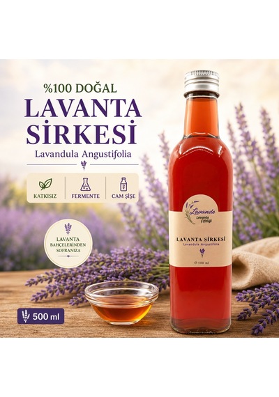 Doğal Lavanta Sirkesi 500 Ml L.angustifolia - Lavanta