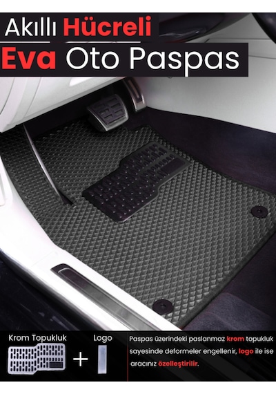 Toyota-hilux- 2004-2015 İçin Eva İç Paspas Takımı Metal Topukluk Dahil