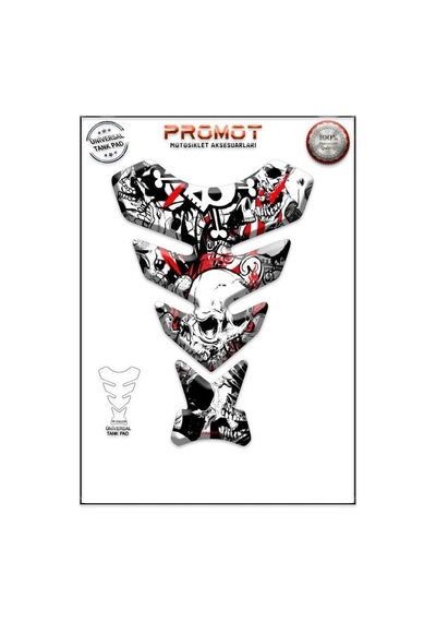 Universal Motosiklet Tank Pad 3d Sticker 0078 Diğer