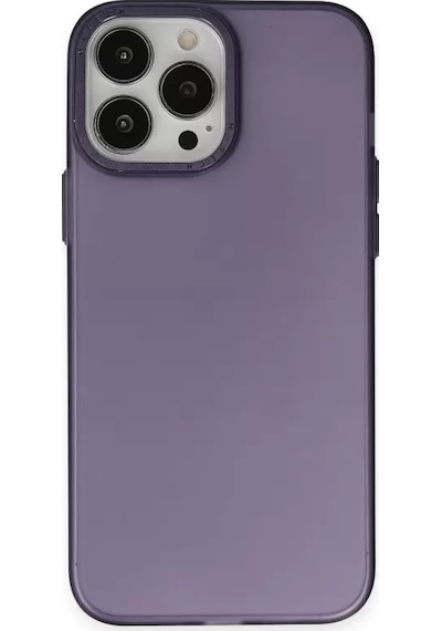Newface Apple İphone 14 Pro Max Kılıf Modos Metal Kapak - Derin Mor