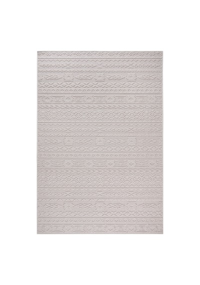 Bonnie Bo1259w Krem Halı Loop Sisal İskandinav Desen Pamuk Taban Tozuyok Salon Mutfak Koridor Halısı