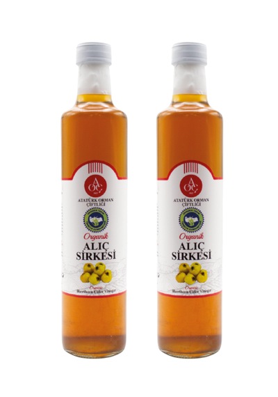 Atatürk Orman Çiftliği Organik Alıç Sirkesi 2'li Set 500 Ml