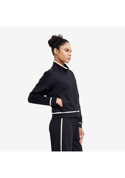 Lescon Siyah Kadın Fermuarlı Sweatshirt 26n-2126
