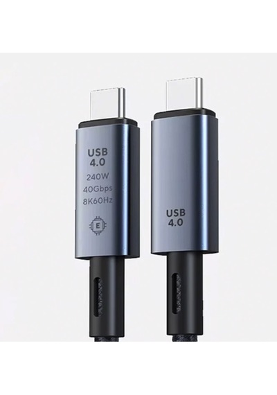 8k Görüntü Aktarım Destekli Ultra Hızlı Type-c Hasır Kablo 40gbps Apple Uyumlu MacBook Pro Air Mini İçin