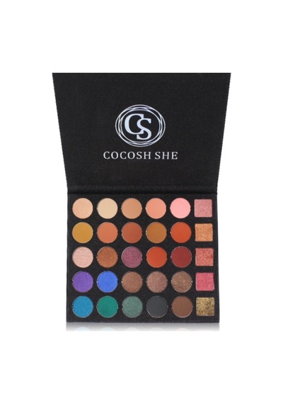 Cocosh She Excellent 30 Renk Göz Far Paleti, Yüksek Pigmentasyon, Topaklanmaz, Kolay Dağılım - E30 Diğer