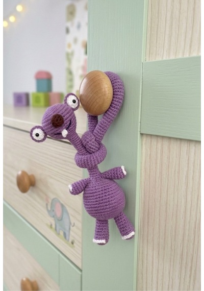 Exe Pazar El Örgüsü Çanta Ve Dolap Süsü Sıd Dekoratif Amigurumi Obje 35cm Ve Tealight Set