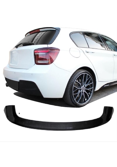 Bmw F20 2011-2014 1.seri Plastik Parlak Siyah Spoiler Spoyler