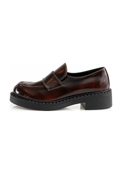 5in1Canpolat Bordo Klasik Loafer 20403